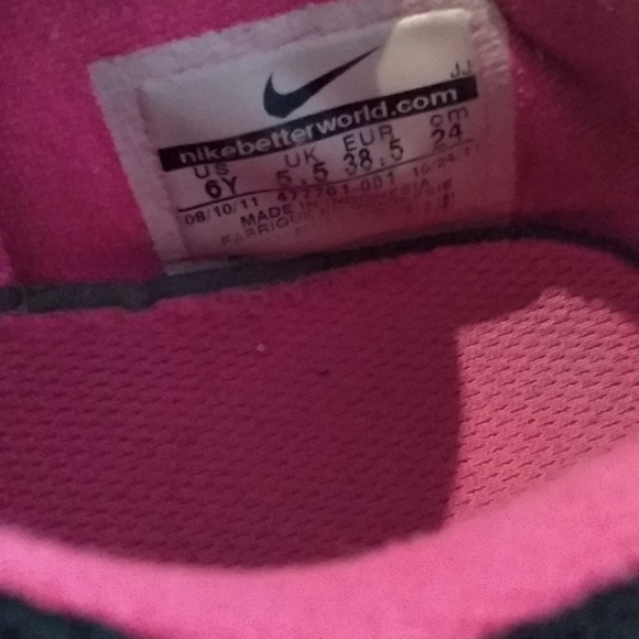 Nike Free Run 2 Girls youths size 6y - Picture 6 of 9